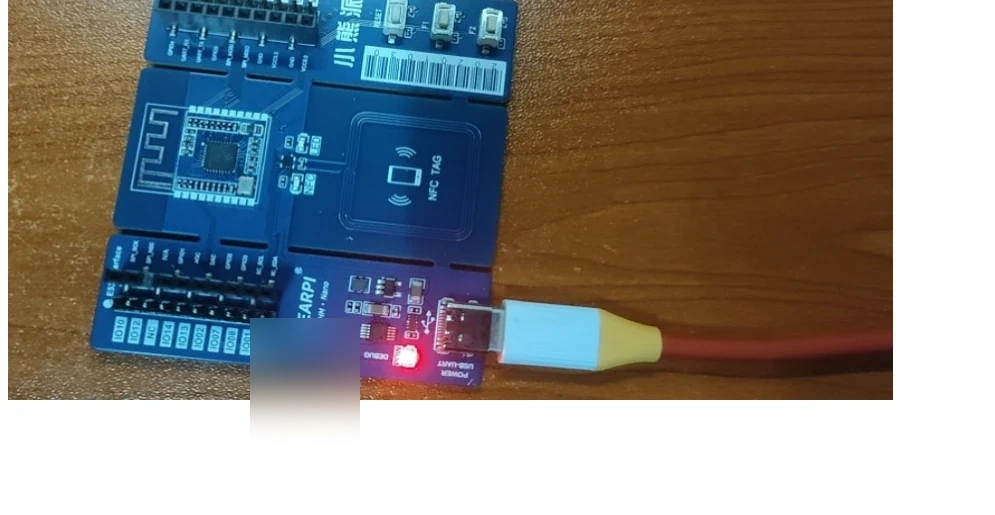 BearPi-HM Nano development board used in the HarmonyOS course project